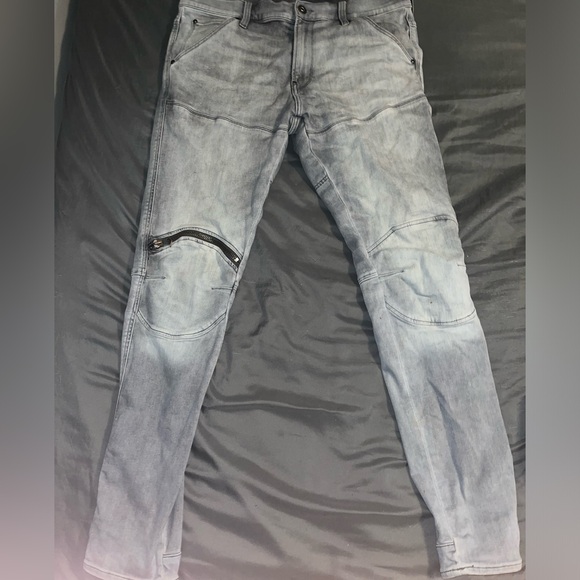 G Star Raw 5620 3D Zip Knee Skinny Jeans
